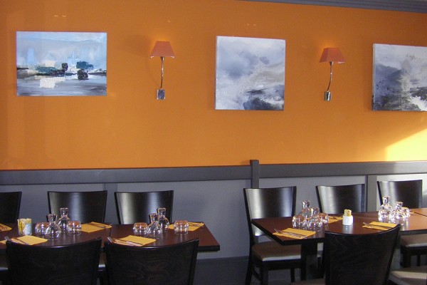 Exposition de Catherine Mourier-Godin au restaurant la taverne de Fontainebleau