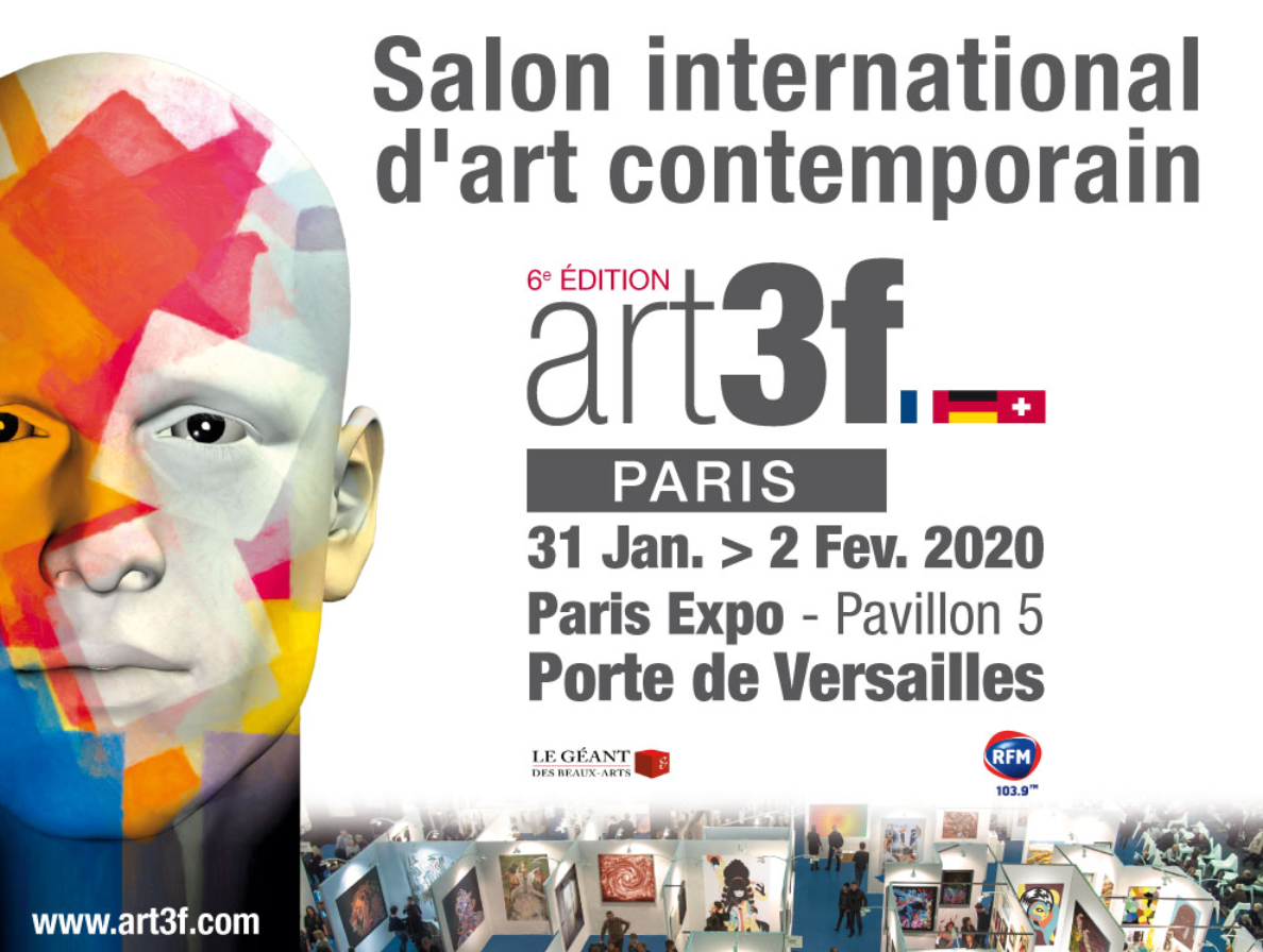 Catherine Mourier-Godin Exposition au salon international d'art contemporain Art3f à Paris
